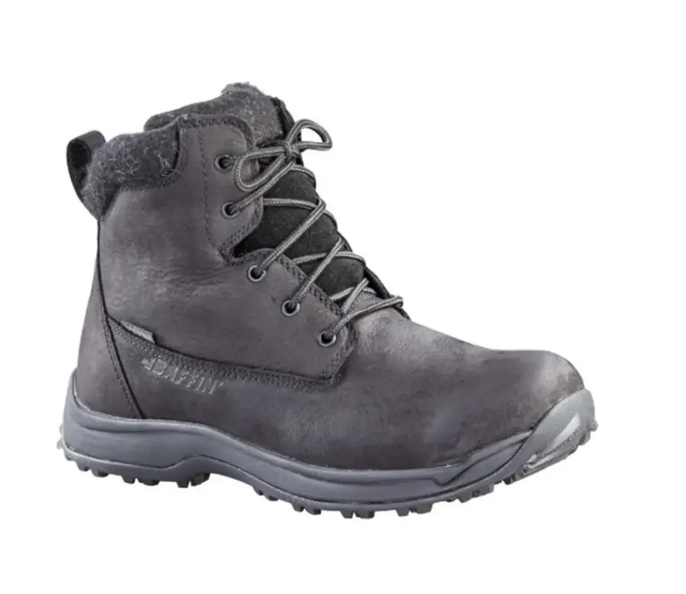 Baffin Mens Truro Boots Black Leather Felt Collar Size 10 NIB Weatherproof Comfy